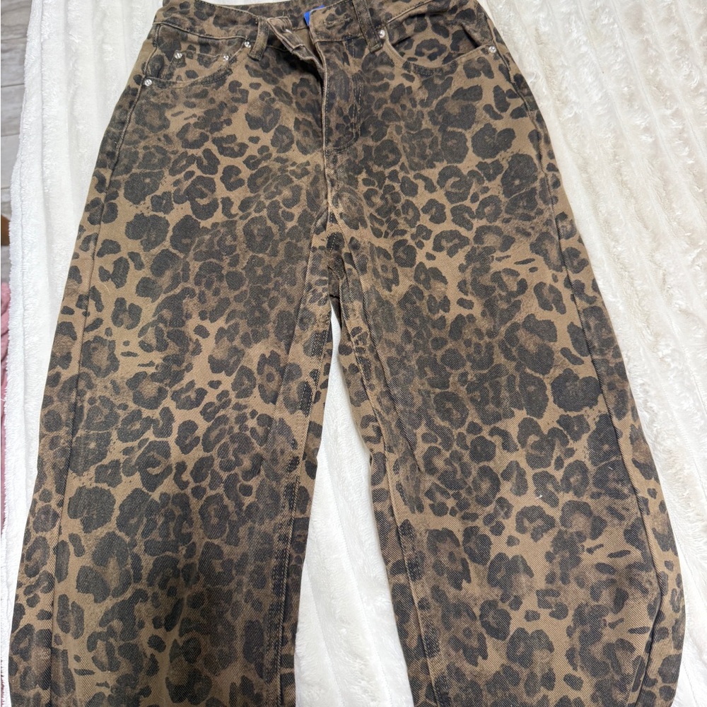 Aelfric Eden Leopard Print Jeans 🐆🤎